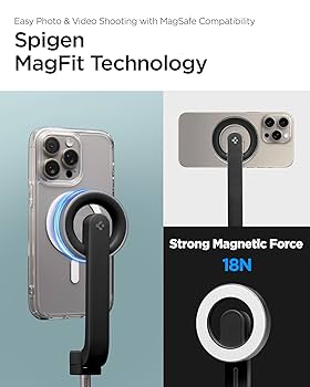 Amazon | SpigenSpigen ワンダースナップ マグフィット 自撮り棒